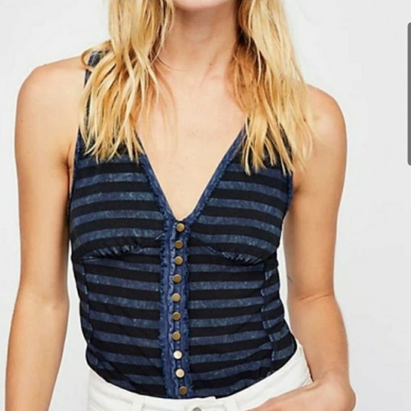 Free People Tops - Free People * Mylo Striped Tank * XS